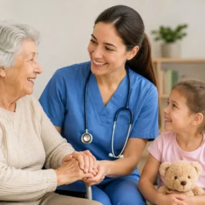 پرستار سالمند و کودک ضمیر آسایش آیلار